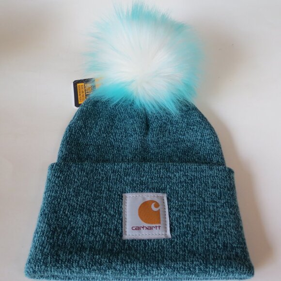 Carhartt Hat Beanie Handmade in USA Pom main image 6